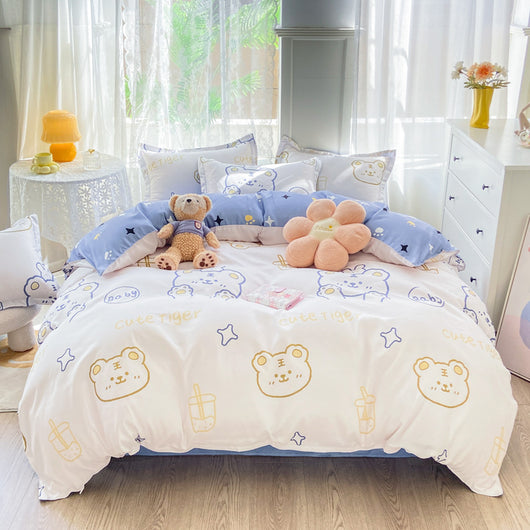 Funda Nórdica de Algodón Lavado para Cama Doble - Image 28