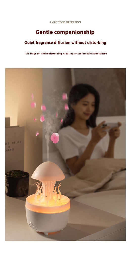 Difusor de Aroma con Luz Nocturna LED Multicolor y Efecto Gota de Agua - Image 17