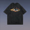 Camiseta Retro Americana de Cuello Redondo para Hombre