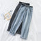 Pantalones Talle Alto Ajustados Rectos Estilo Papá - Loose Radish