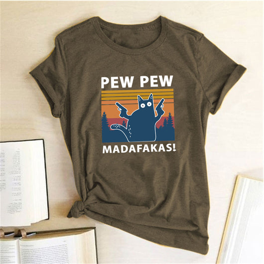 Camiseta Pew Maddakas de Manga Corta Talla Europea - Image 34