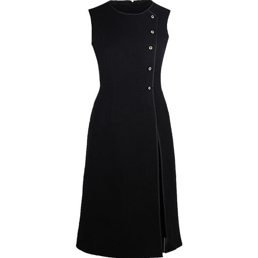 Vestido Slim Sin Mangas de Temperamento Elegante para Mujer - Image 10