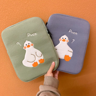 Funda para Tablet con Bordado de Pato Kawaii - Diseño Exclusivo - Image 11