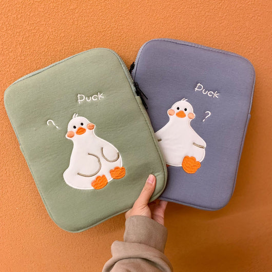 Funda para Tablet con Bordado de Pato Kawaii - Diseño Exclusivo - Image 11