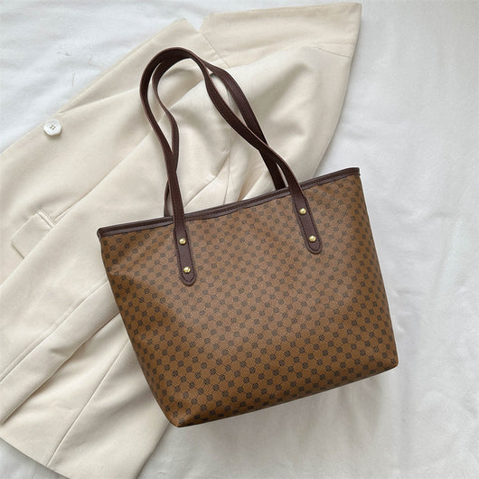 Bolso Tote Bandolera de Gran Capacidad Estilo Minimalista - Image 4