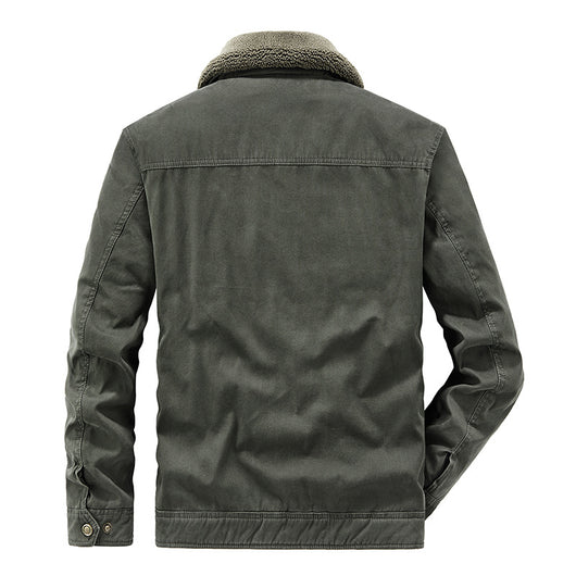 Abrigo de Trabajo Acolchado para Hombre con Forro Polar Grueso - Image 10