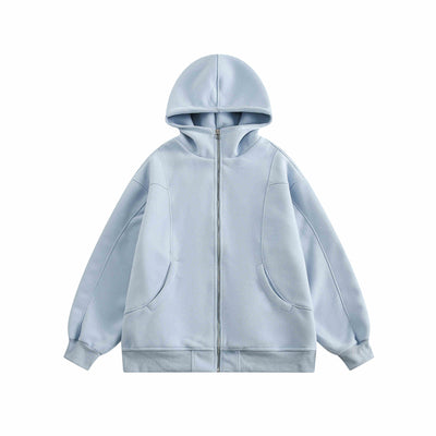 Sudadera Holgada con Capucha y Cuello Alzado para Mujer - Image 4