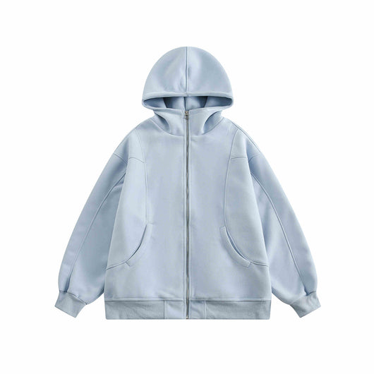 Sudadera Holgada con Capucha y Cuello Alzado para Mujer - Image 4