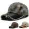 Gorra de Béisbol Unisex Cuadrícula Pata de Gallo