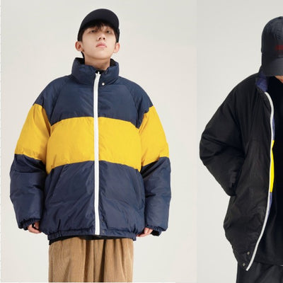 Chamarra de Invierno Acolchada de Algodón Estilo Japonés