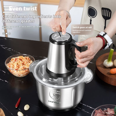 Moledor de Carne Automático Acero Inoxidable para Cocina - Image 2