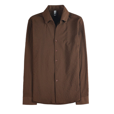 Camisa Manga Larga Hombre Estilo Británico Casual Ejecutivo - Image 5
