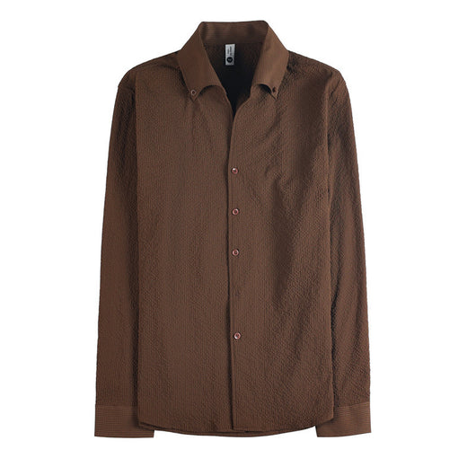 Camisa Manga Larga Hombre Estilo Británico Casual Ejecutivo - Image 5