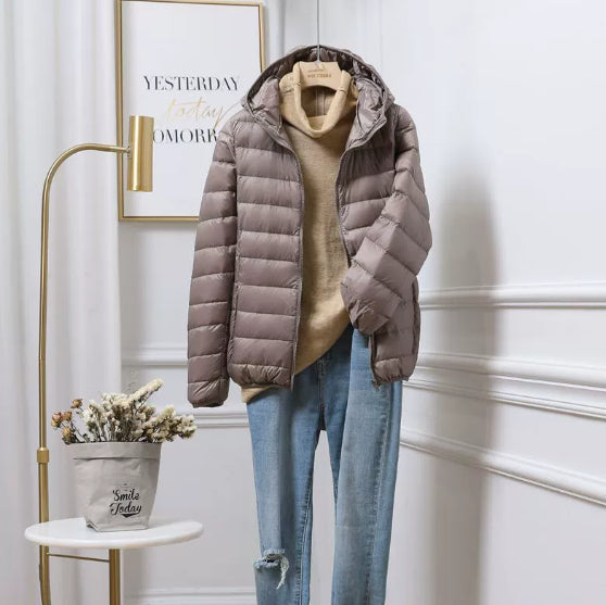 Chaqueta Acolchada Ultraligera Talla Grande para Mamás