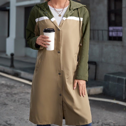 Chaqueta Cortavientos Capucha Bloques de Color - Image 4