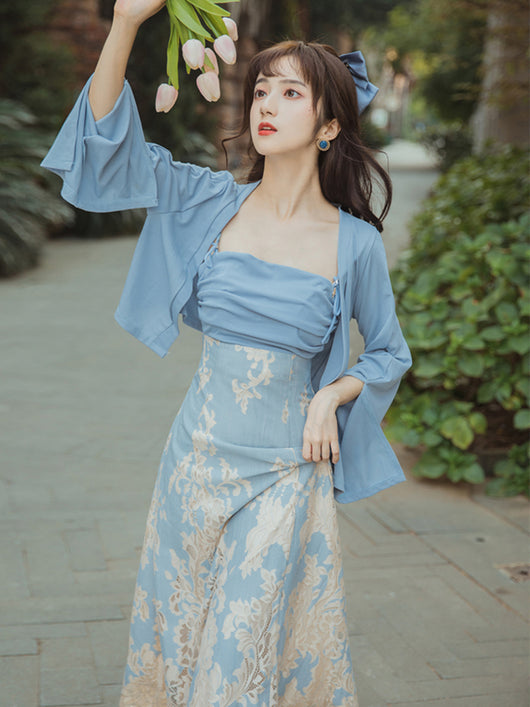Vestido Romántico Retro Francés Seductor - Image 18