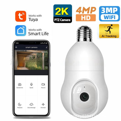 Cámara de Vigilancia WiFi 2K4MP con Interfaz E27 - Image 8