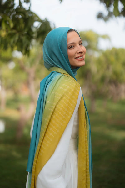 Pañuelo Hijab de Satén Estampado - Image 41