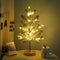 Lámpara LED Decorativa Árbol de Navidad Artificial con Batería - Luz de Mesa DIY