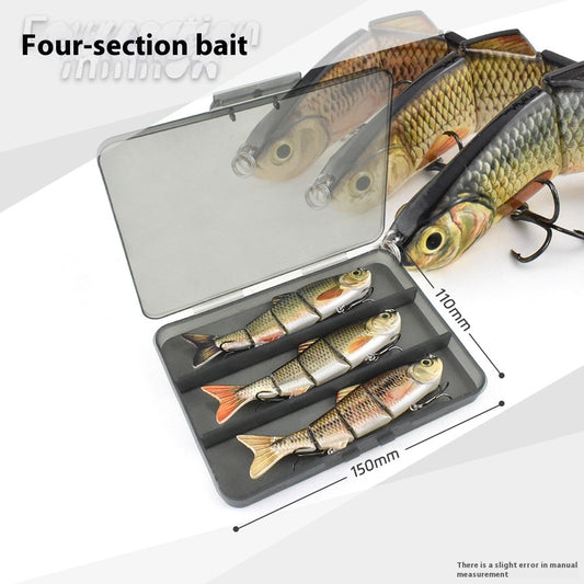 Anzuelo Articulado de Metal para Pesca de Simulación - Combo Multi-sección