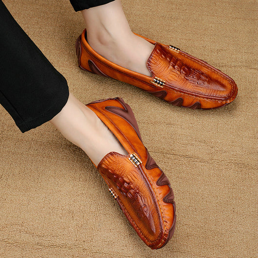 Zapatos Casuales Británicos de Cuero Genuino para Hombre - Primera Capa Premium - Image 3