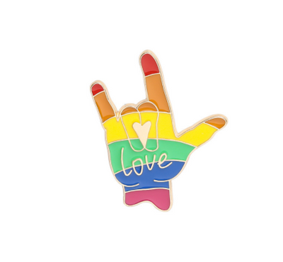 Broche Corazón Arcoíris - Insignia de Amor y Creatividad - Image 10