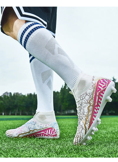 Botines de Fútbol Sala Alto Rendimiento con Tacos para Jóvenes - Image 16