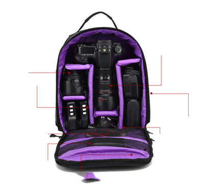 Mochila para Cámara DSLR de Gran Capacidad Impermeable - Resistente para Profesionales - Image 11