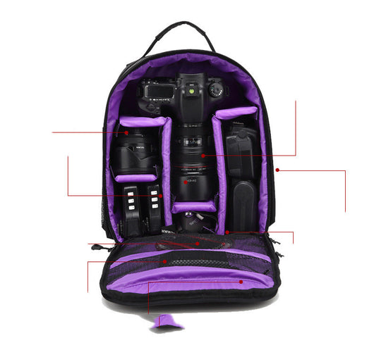 Mochila para Cámara DSLR de Gran Capacidad Impermeable - Resistente para Profesionales - Image 11