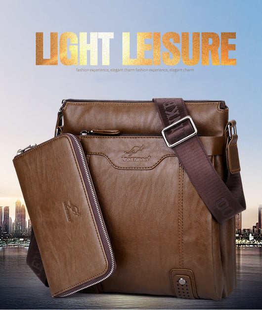 Bolsa Ejecutiva de Cuero para Hombre con Bandolera Ajustable - Image 7