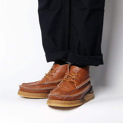 Zapatos de Trabajo Artesanales de Cuero Vacuno con Costura Manual y Punta Cuadrada - Image 15