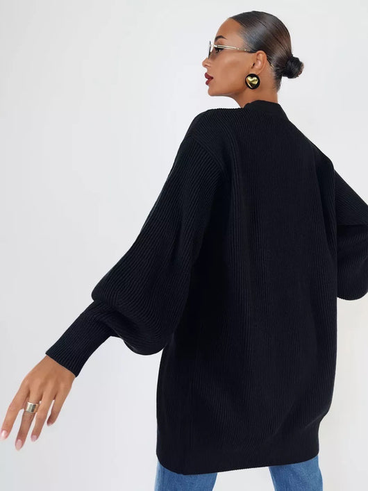 Cardigan Tejido Suelto Cuello V - Diseño Versátil para Otoño - Image 12