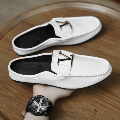 Mocasines Hombre Cuero Cerrados sin Talón - Comodidad Slip-On - Image 16