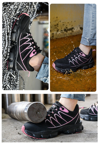 Zapatos de Seguridad Antiaplastamiento y Antipunción para Mujer con Punta de Acero - Image 15