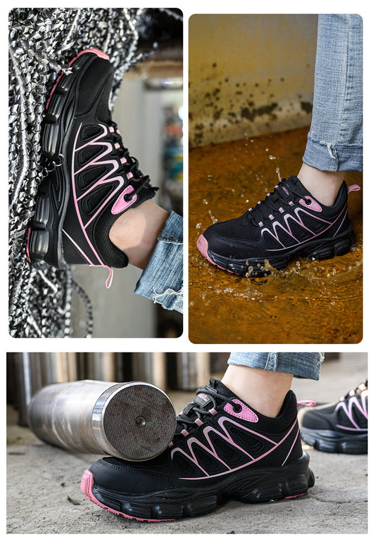 Zapatos de Seguridad Antiaplastamiento y Antipunción para Mujer con Punta de Acero - Image 15