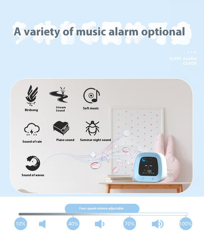 Reloj Despertador Musical Infantil con Luz Nocturna y Función Silencio - Image 13