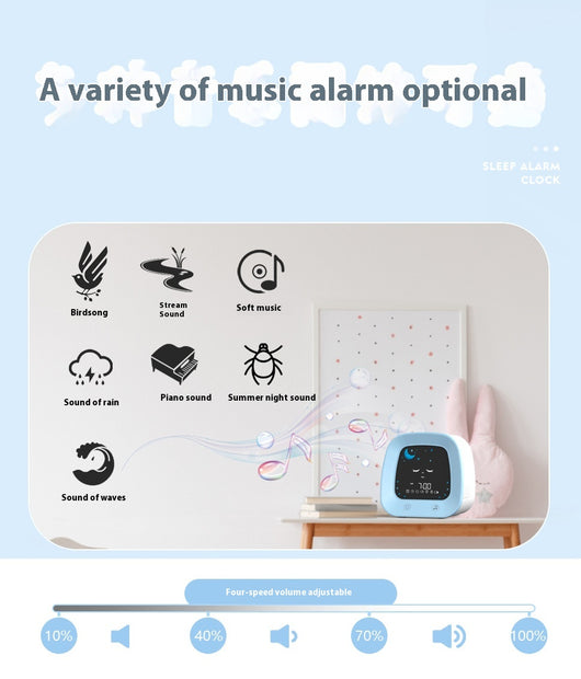Reloj Despertador Musical Infantil con Luz Nocturna y Función Silencio - Image 13