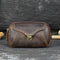 Riñonera de Cuero Genuino para Hombre - Estilo Retro con Bolsillo para Celular