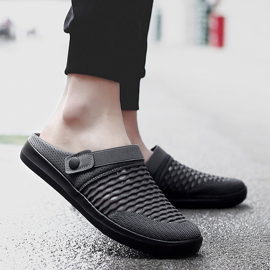 Pantuflas Baotou sin Tacón - Sandalias Cómodas y Antideslizantes - Image 4