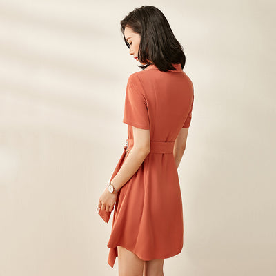 Vestido Camisero Escote en V - Image 8