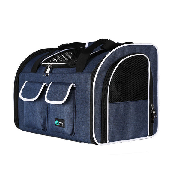 Bolsa Transportadora Amplia para Mascotas - Gran Capacidad
