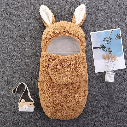 Saco de Dormir para Bebé Recién Nacido en Fleece Suave - Envoltorio Térmico Unisex con Soporte para la Cabeza - Image 16
