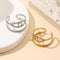 Anillo Retro Francés de Acero Inoxidable para Mujer