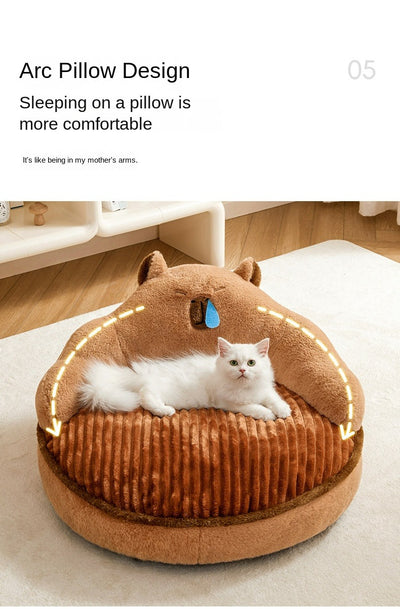 Cama Princesa para Gatos - Sofá Desmontable y Lavable para Múltiples Mascotas - Image 13