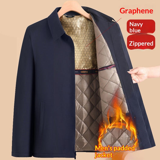 Chaqueta Acolchada de Grafeno para Hombre - Invierno y Otoño - Image 8