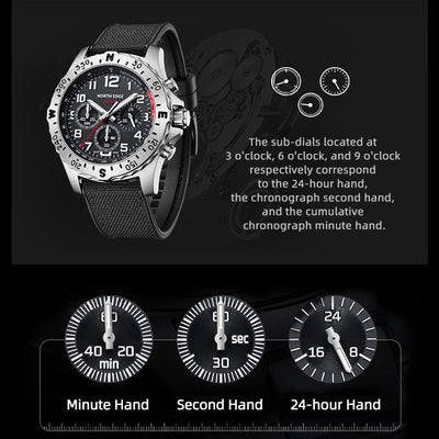 Reloj Deportivo Solar de Acero Inoxidable con Pantalla Digital - Image 6