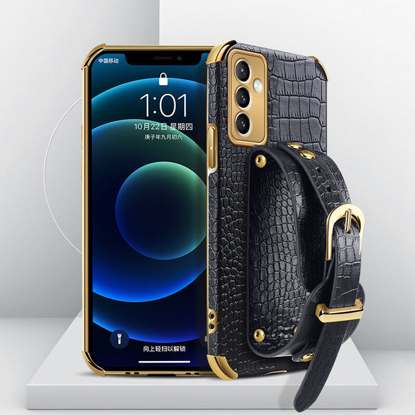 Funda para Teléfono con Anillo de Protección y Diseño Estampado