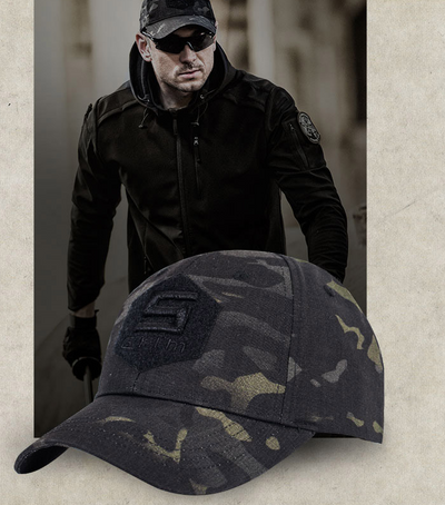 Gorra Táctica Camuflaje Oscuro Fuerzas Especiales - Image 7