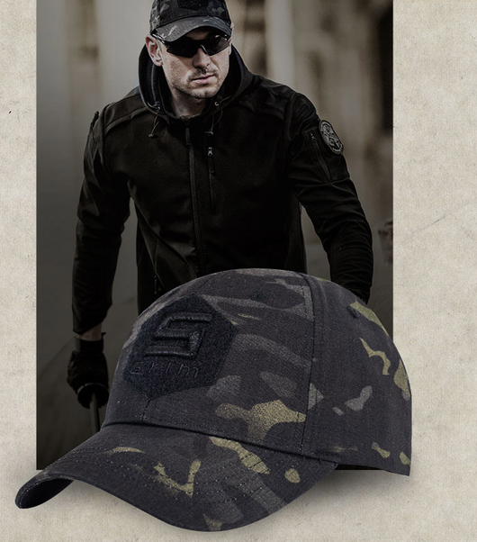 Gorra Táctica Camuflaje Oscuro Fuerzas Especiales - Image 7