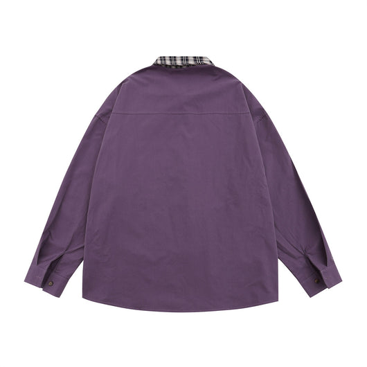 Blusa Navideña Bordada Manga Larga con Solapas Contrastantes - Image 9